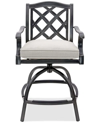 Agio Wythburn 7-pc. Outdoor Bar Height Fire Pit Chat Set, Created For Macys