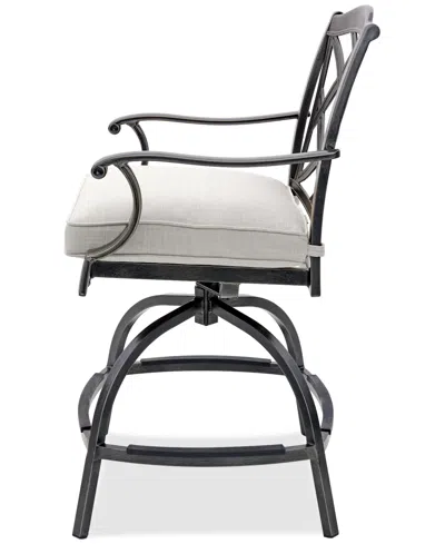 Agio Wythburn 7-pc. Outdoor Bar Height Fire Pit Chat Set, Created For Macys