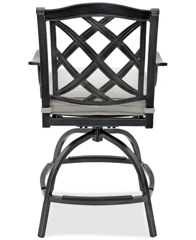 Agio Wythburn 7-pc. Outdoor Bar Height Fire Pit Chat Set, Created For Macys