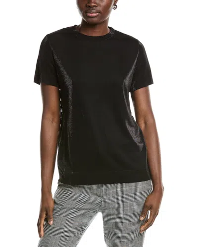 Akris Lace Embroidered Top In Black