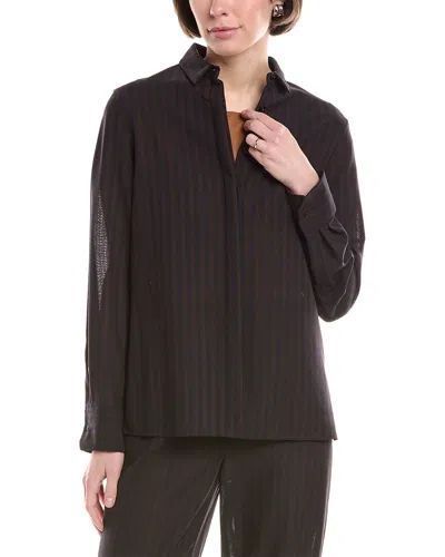 Akris Wool Blouse In Black