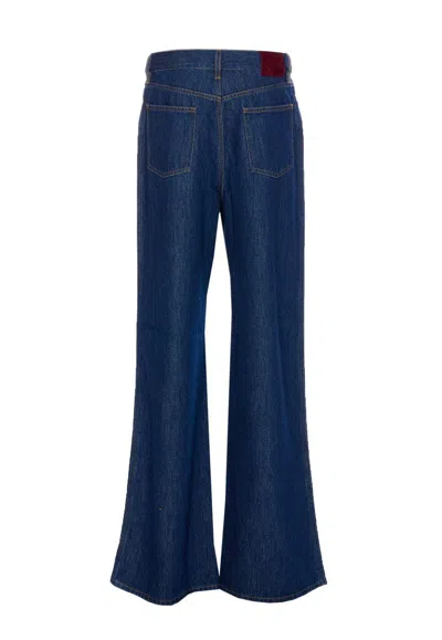 Gucci Trousers Wide-leg Denim Back Pockets