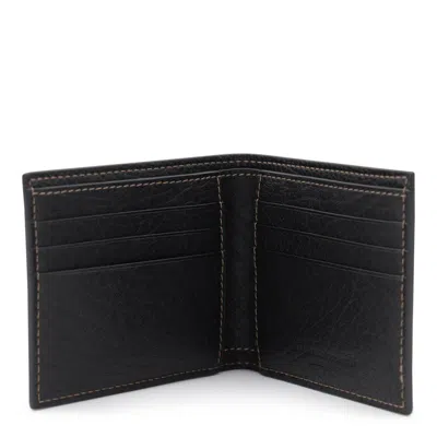 Brunello Cucinelli Black Bi-fold Cardholder In Leather Men