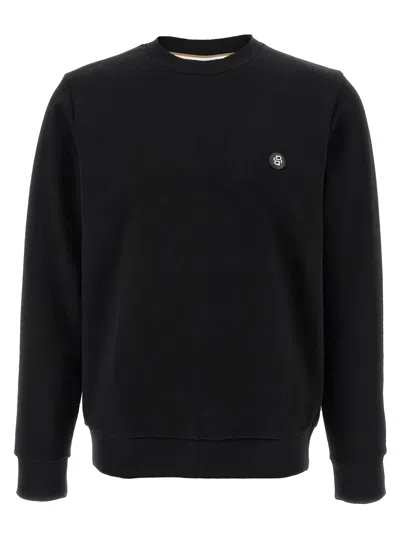Hugo Boss Cotton-terry Regular-fit Sweatshirt With Double Monogram