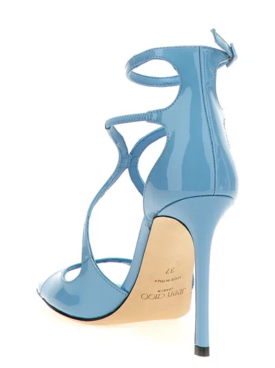Jimmy Choo Azia 75mm Patent-leather Sandals