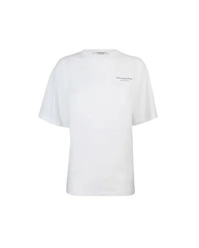Philosophy Di Lorenzo Serafini Strawberry-print Cotton T-shirt In White