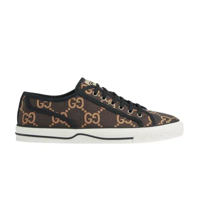 Pre-owned Gucci Tennis 1977 Low 'gg Monogram - Ebony Beige' In Brown