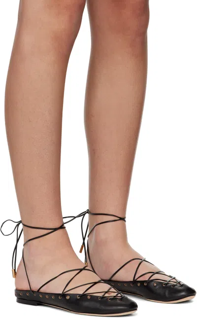 Chloé Ghillies Leather Ballerina Flat