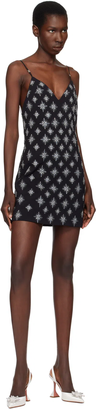 Amina Muaddi Begum Sling 70 Crystal Embellished White Leather Pumps