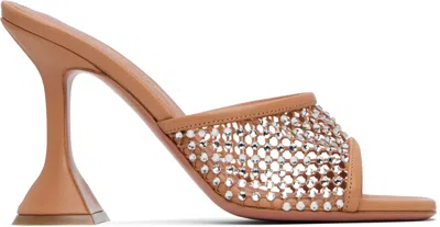 Amina Muaddi Women's Lupita Crystal Net 95 Sandals