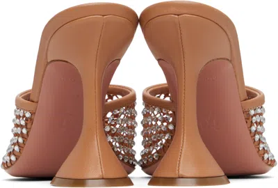 Amina Muaddi Women's Lupita Crystal Net 95 Sandals