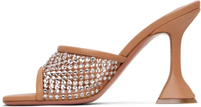 Amina Muaddi Women's Lupita Crystal Net 95 Sandals
