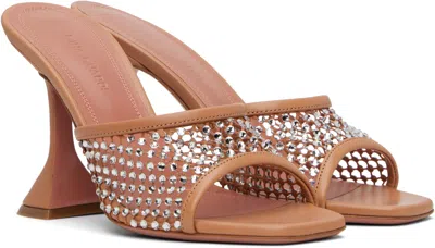 Amina Muaddi Women's Lupita Crystal Net 95 Sandals