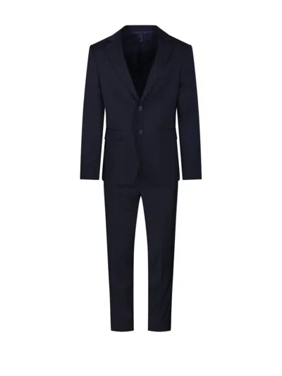 Santaniello Tailored Black Wool Suit