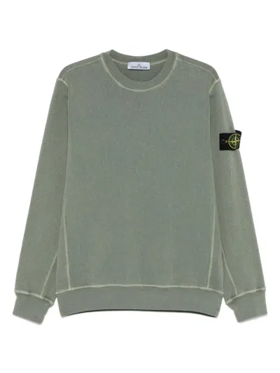 Stone Island Sweatshirt With Compass Application