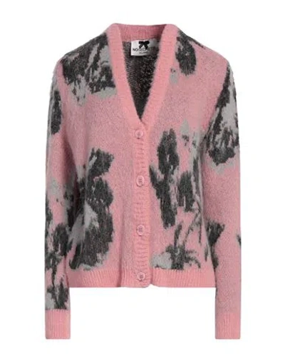 No Secrets Woman Cardigan Pink Size 8 Alpaca Wool, Polyamide, Acrylic, Wool, Viscose