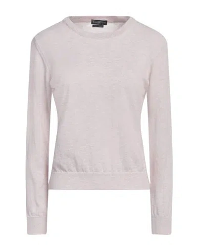 Ballantyne Woman Sweater Light Pink Size 10 Cotton, Cashmere