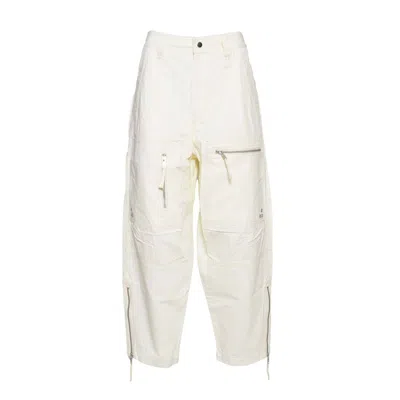 Isabel Marant Étoile Kelvin Cargo Pants In White Cotton In White