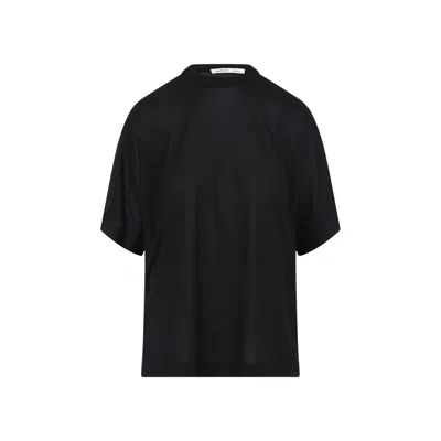 Carven Silk T-shirt With High Neckline