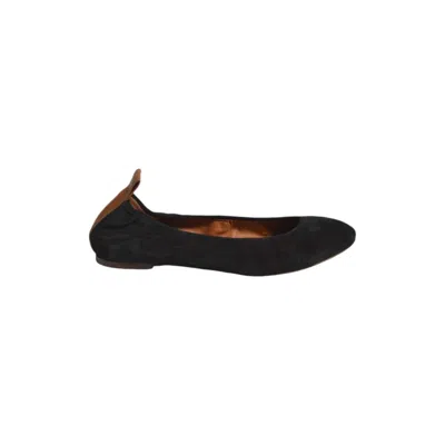 Lanvin Suede Ballet Flats For