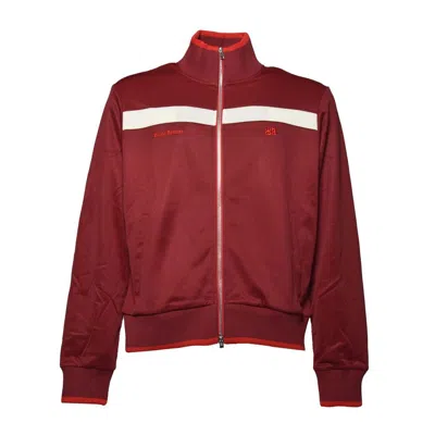 Wales Bonner Essence Jersey Jacket - Bordeaux In Red