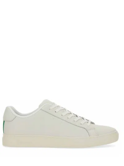 Ps By Paul Smith Ps Paul Smith Cow Leather Sneakers With Striped Detail