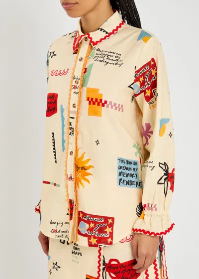 Never Fully Dressed Poema Geanie Cotton-blend Shirt