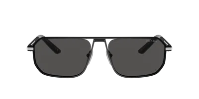 Prada Man Sunglass Pr A53s In Black