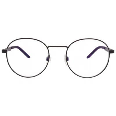 Nike Blue Light Black Oval Unisex Eyeglasses  Traveler Drift Bl Ib3678x 010 51