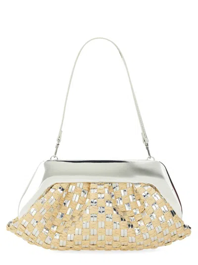 Themoirè Geo Bag With Woven Pattern
