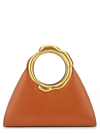Cult Gaia Asa Ring Handle Triangular Tote Bag