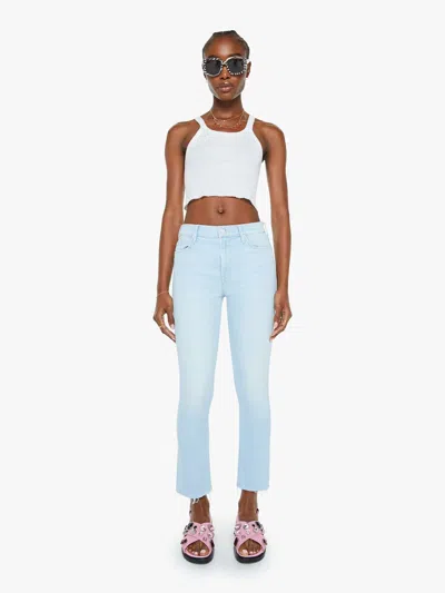 Mother The Mid Rise Dazzler Crop Fray Ahead Of It's Time Jeans