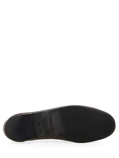 Bally Dark Buffalo Leather Slip-on Loafers In Multi
