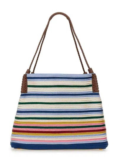 Etro Libra Medium Fabric Shopping Bag In Multi