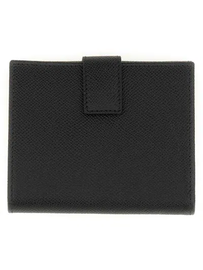 Ferragamo Gancini Wallet Gold-tone Hardware