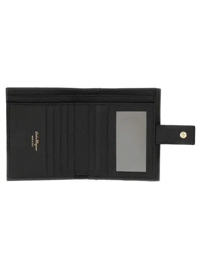 Ferragamo Gancini Wallet Gold-tone Hardware