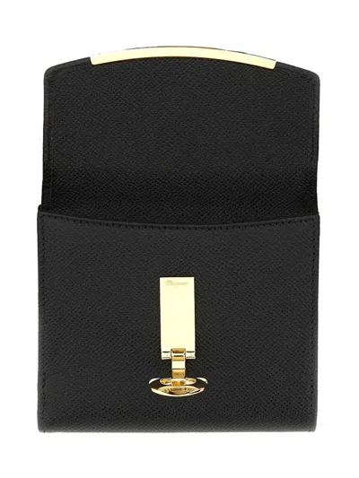 Ferragamo Gancini Wallet Gold-tone Hardware