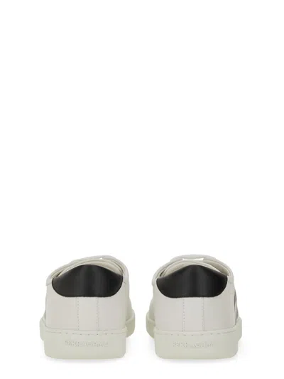 Ferragamo Double Gancini Brandy1 Sneakers In White