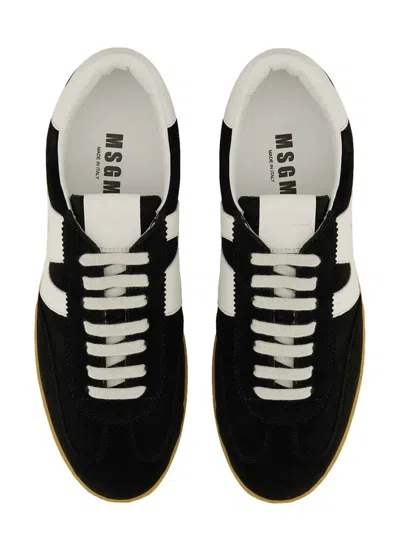 Msgm Retro Suede Sneakers For Men