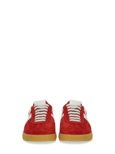 Msgm Retro Low-top Suede Sneaker With Contrast Sole