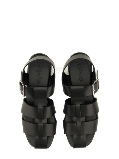 Aeyde Aeydē "whit" Sandal In Black