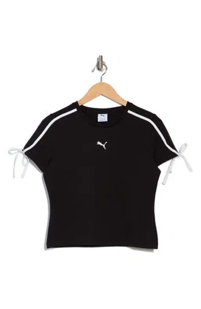 Puma Modern Delight Slim T-shirt In Black