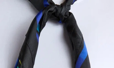 Kurt Geiger London Abstract Print Large Square Silk Scarf