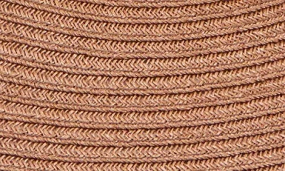 Eugenia Kim Emmanuelle Vented Hemp Packable Fedora Hat In Brown