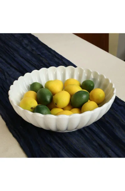 Bia Cordon Bleu Petal Round Serving Bowls, Set Of 2