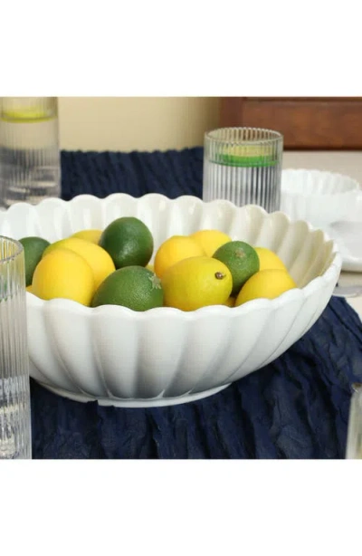 Bia Cordon Bleu Petal Round Serving Bowls, Set Of 2