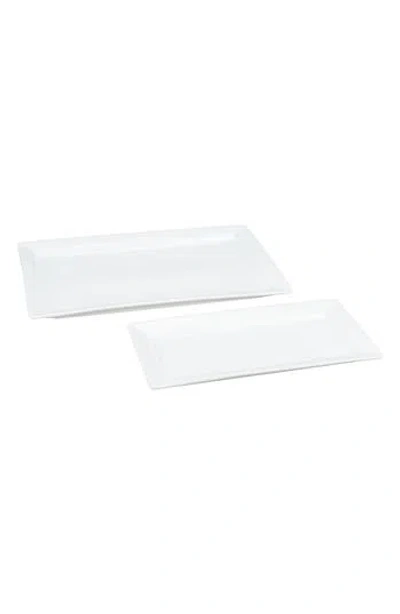 Bia Cordon Bleu Set Of 2 Rectangular Platters
