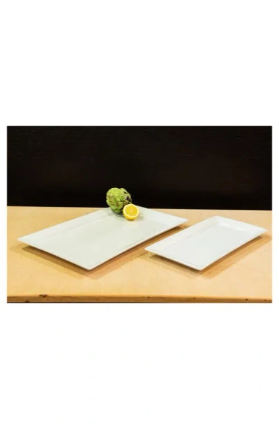 Bia Cordon Bleu Set Of 2 Rectangular Platters