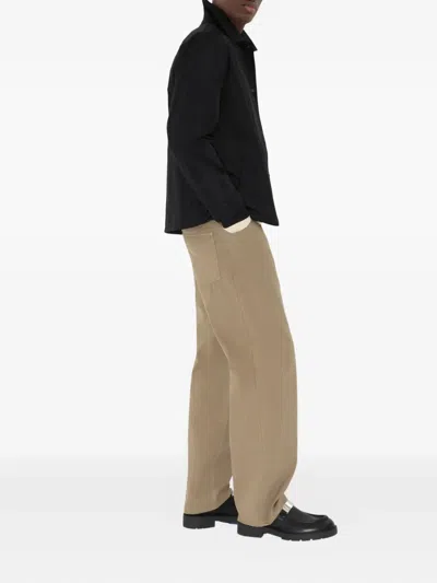 Burberry Knight Stamp Nylon Track Jacket Jackets Black