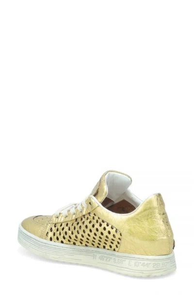 As98 A.s.98 Adrian Platform Sneaker In Gold